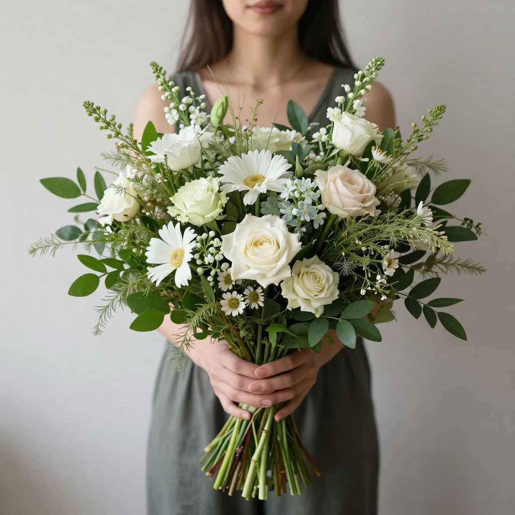 Fresh seasonal flower arrangement ready for delivery